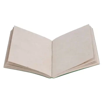 OG A5 PN GoldFoilDebossed Diary, LightGreen on itsHemp