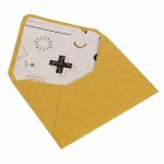 OG Geometric Envelope, Yellow (Set of 5) on itsHemp
