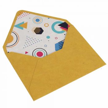 OG Space Envelope, Yellow (Set of 5) on itsHemp