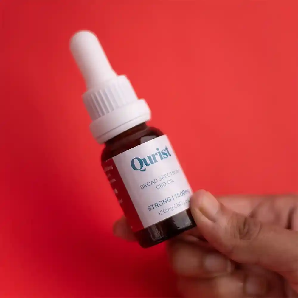 Qurist Broad-spectrum CBD, 450mg, 15ml, Natural flavour on itsHemp