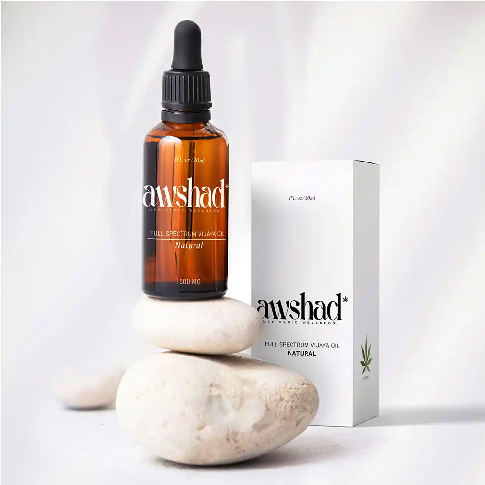 Awshad Full-spectrum Vijaya Oil 1500mg, 30ml, Natural on itsHemp