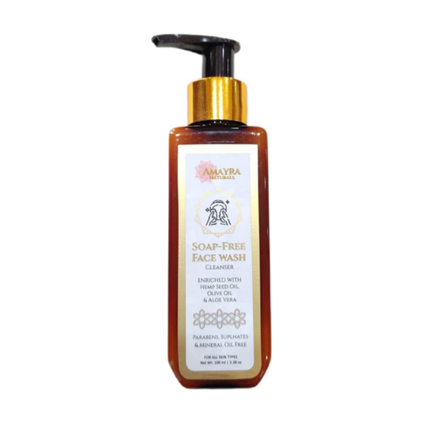 Fitskinology By Amayra Naturals Soap-free Hemp & Aloe Face Cleanser, 100ml on itsHemp
