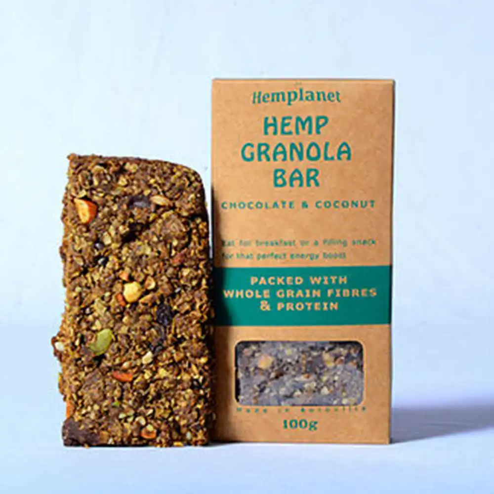 Hemplanet Hemp Granola Bar (Pack of 3), 100gms on itsHemp