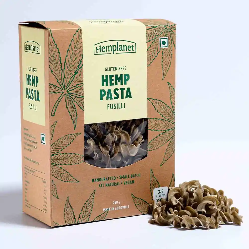 Hemplanet Hemp Pasta Fussili (350gms) on itsHemp