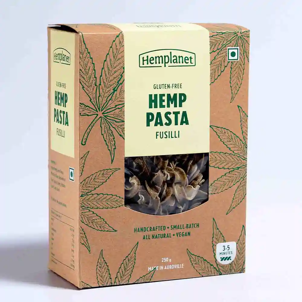 HP046010_3 Hemplanet Hemp Pasta Fussili (350gms) on itsHemp