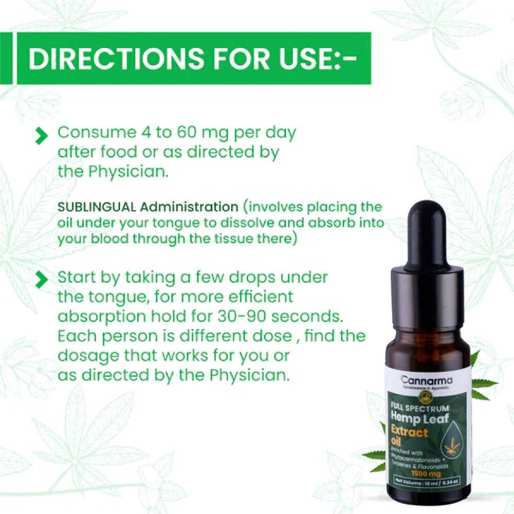 Cannarma™ Ultra-premium Full-spectrum Cannabis Leaf Extract Oil, 1500mg (15%), (5mL-10mL) - Image 4