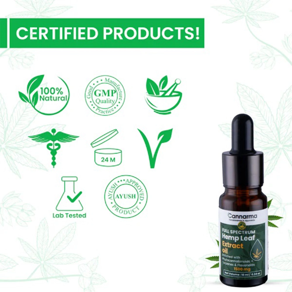Cannarma™ Ultra-premium Full-spectrum Cannabis Leaf Extract Oil, 1500mg (15%), (5mL-10mL) - Image 2