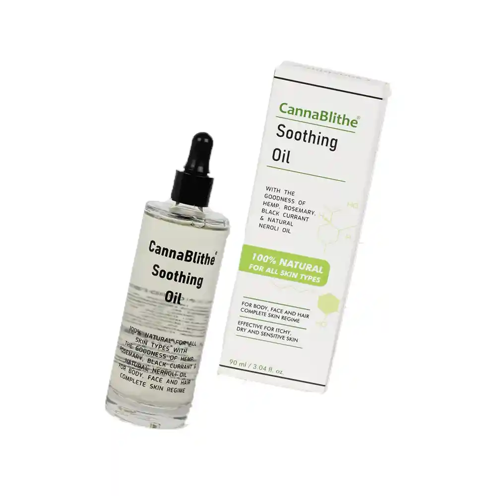 CA072010_1 Cannablithe Soothing Oil, 90mL on itsHemp