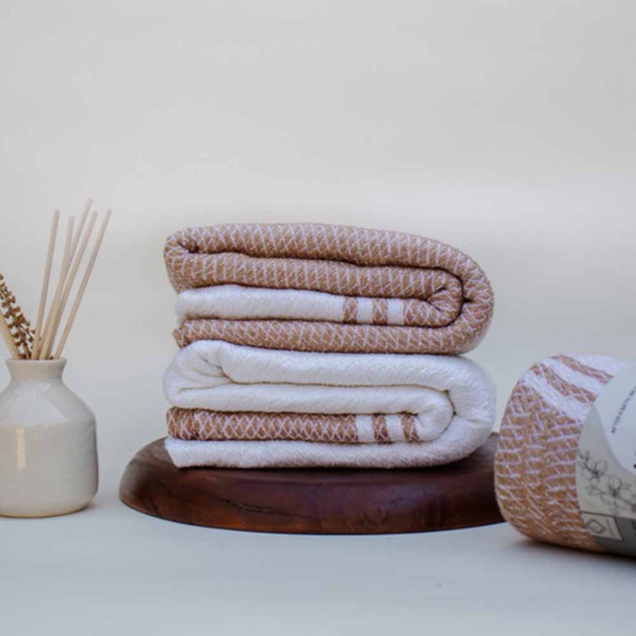 Hemploom Hemp Bath Towel Combo – Pack of 2 on itsHemp
