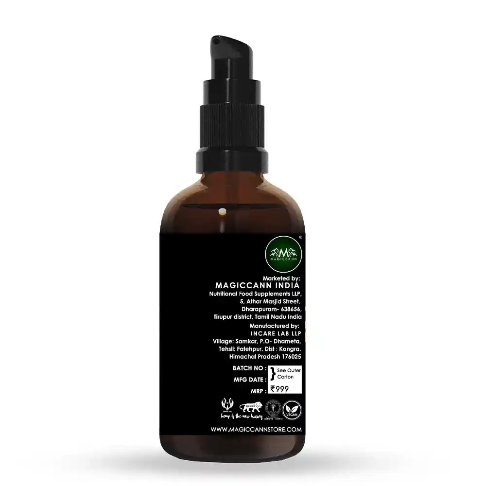 Magiccann Cannabis Massage Oil, 500mg, 50 mL on itsHemp