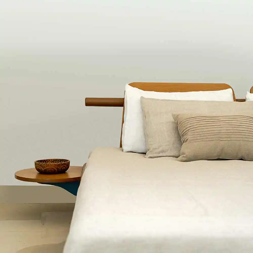 Beyond Beleaf Oatmeal Bedsheet & Pillow Cases Set on itsHemp