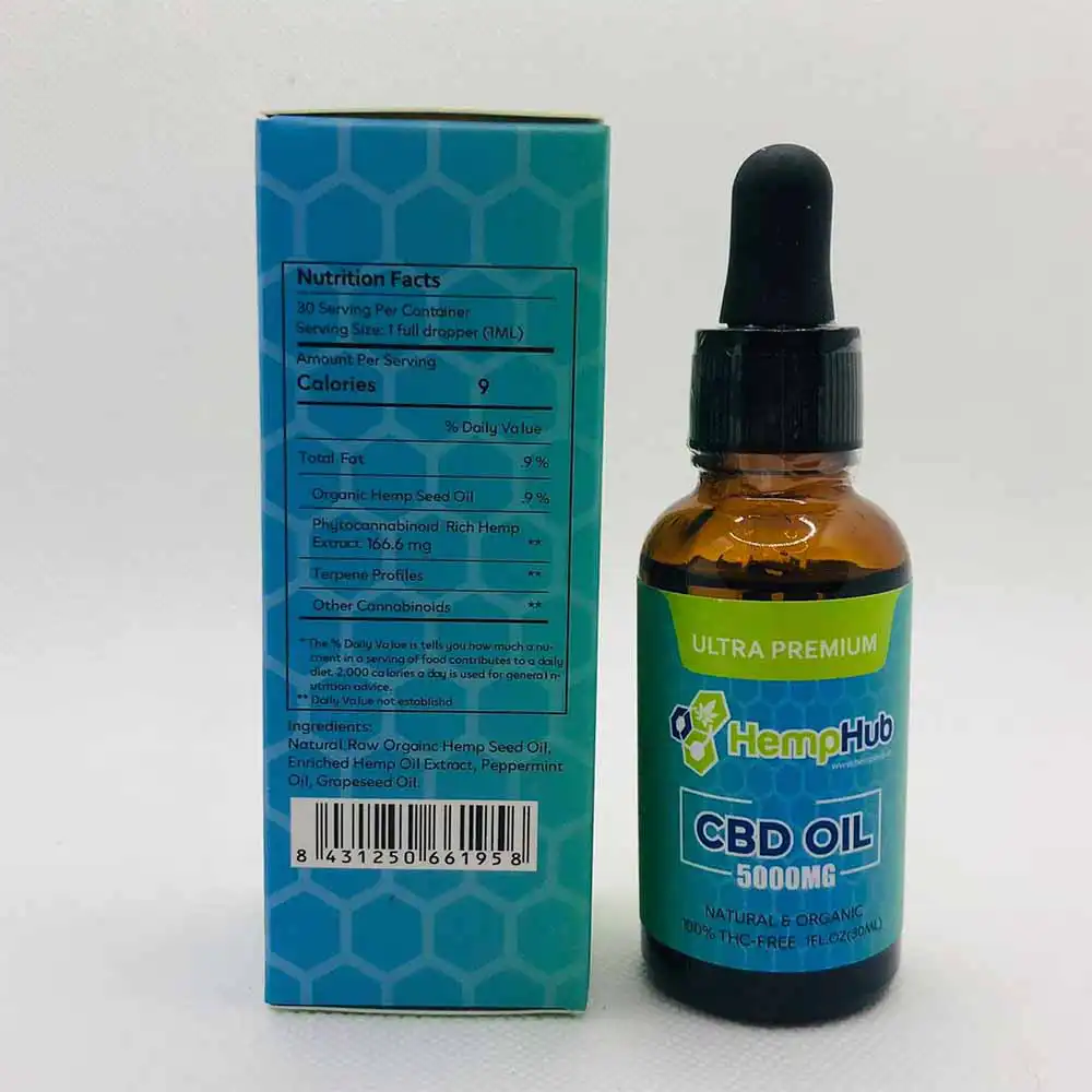 Hemp Hub Broad Spectrum CBD Oil, 5000mg on itsHemp