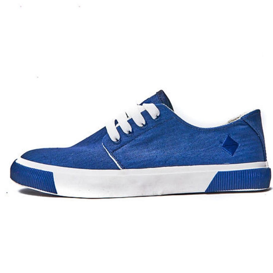 Maafaa Designs Handmade Blue Hemp Shoes on itsHemp