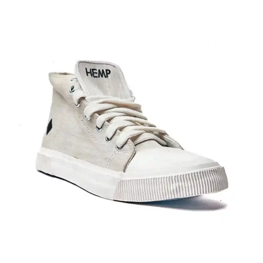 Maafaa Designs Hemp High Top & Rubber Toe Shoes itsHemp