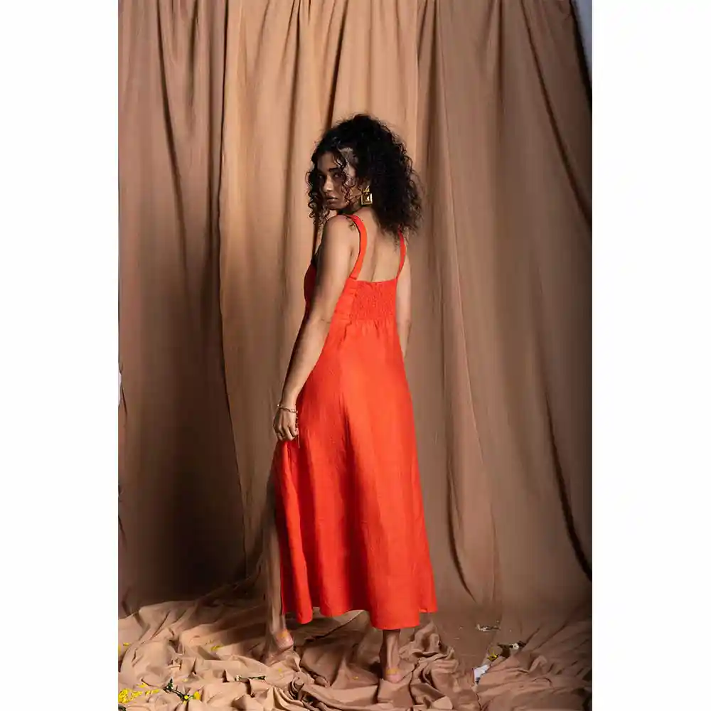 TISH Midi Slit Dress on itsHemp