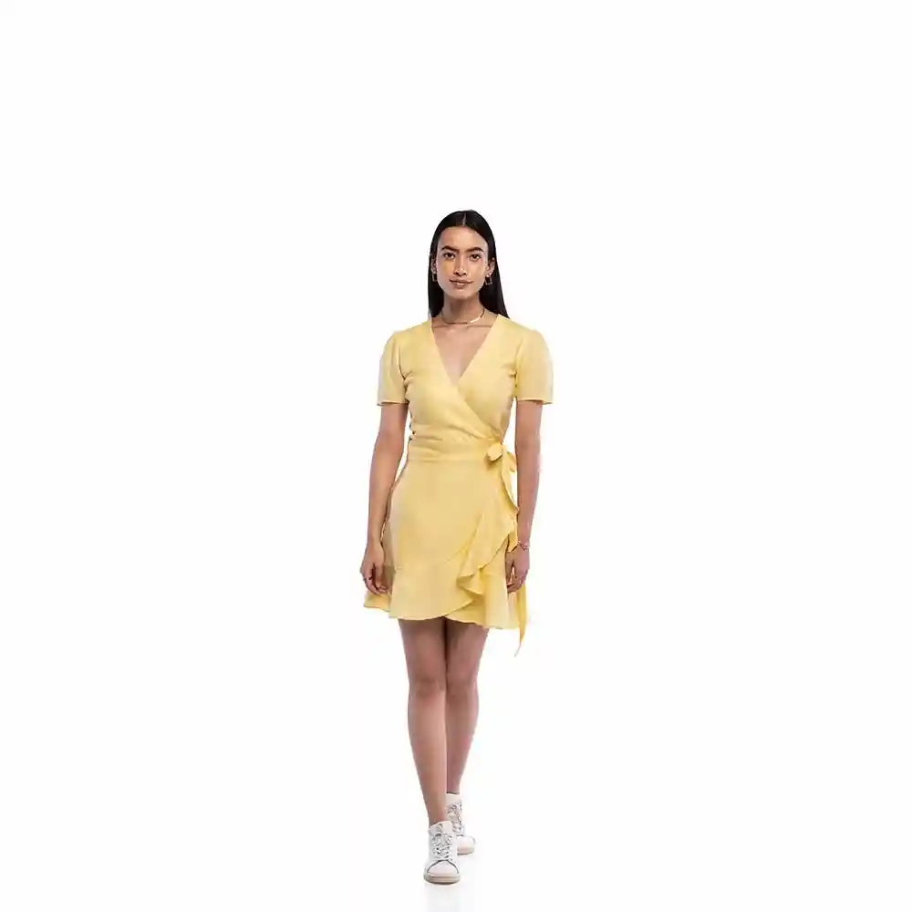 TISH Mini Wrap Dress on itsHemp