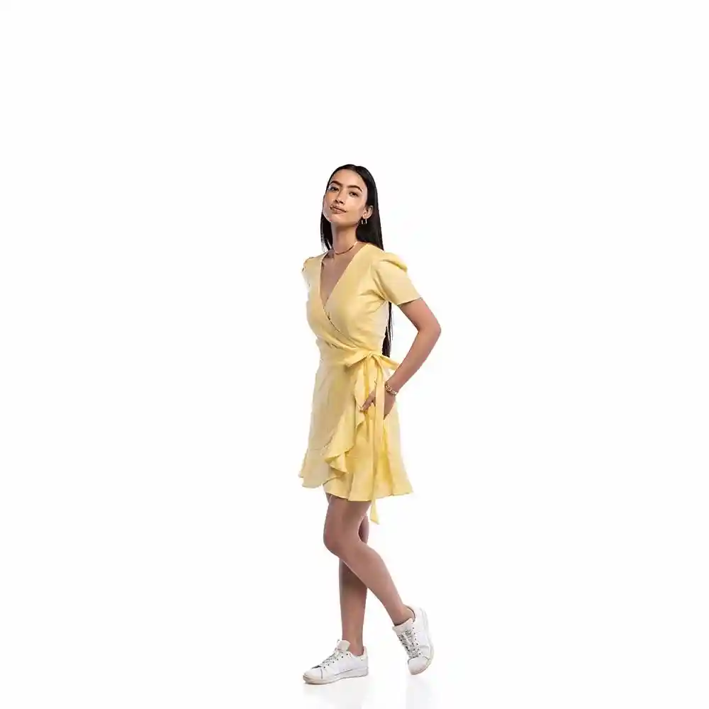 TISH Mini Wrap Dress on itsHemp