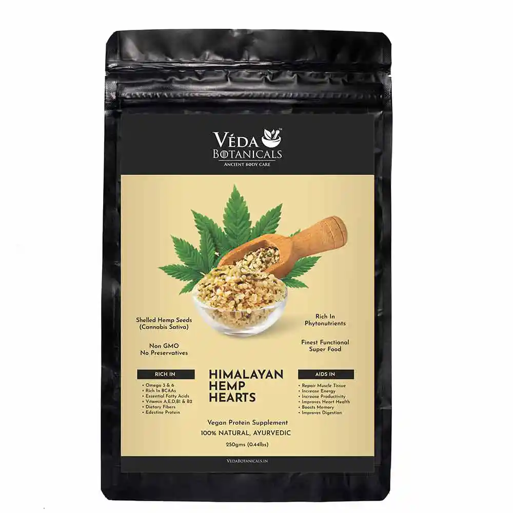 VB085006_1 Veda Botanicals Himalayan Hemp Hearts, 250g on itsHemp