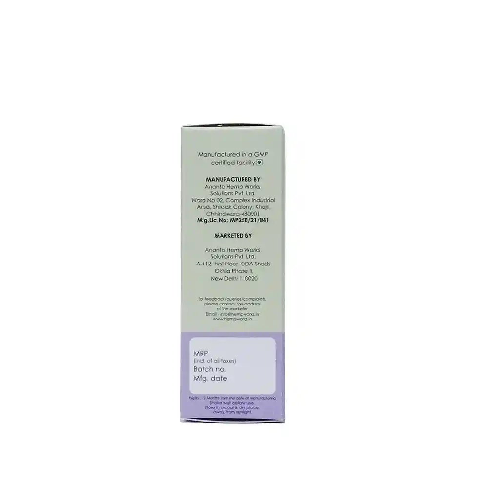 Ananta Cannaease Pain Free Full-spectrum Vijaya Leaf Extract for Oral Consumption, 5400mg, 30mL, Lemon Flavour - Image 4