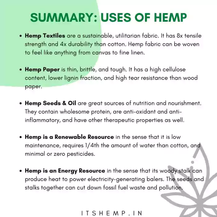 uses of hemp