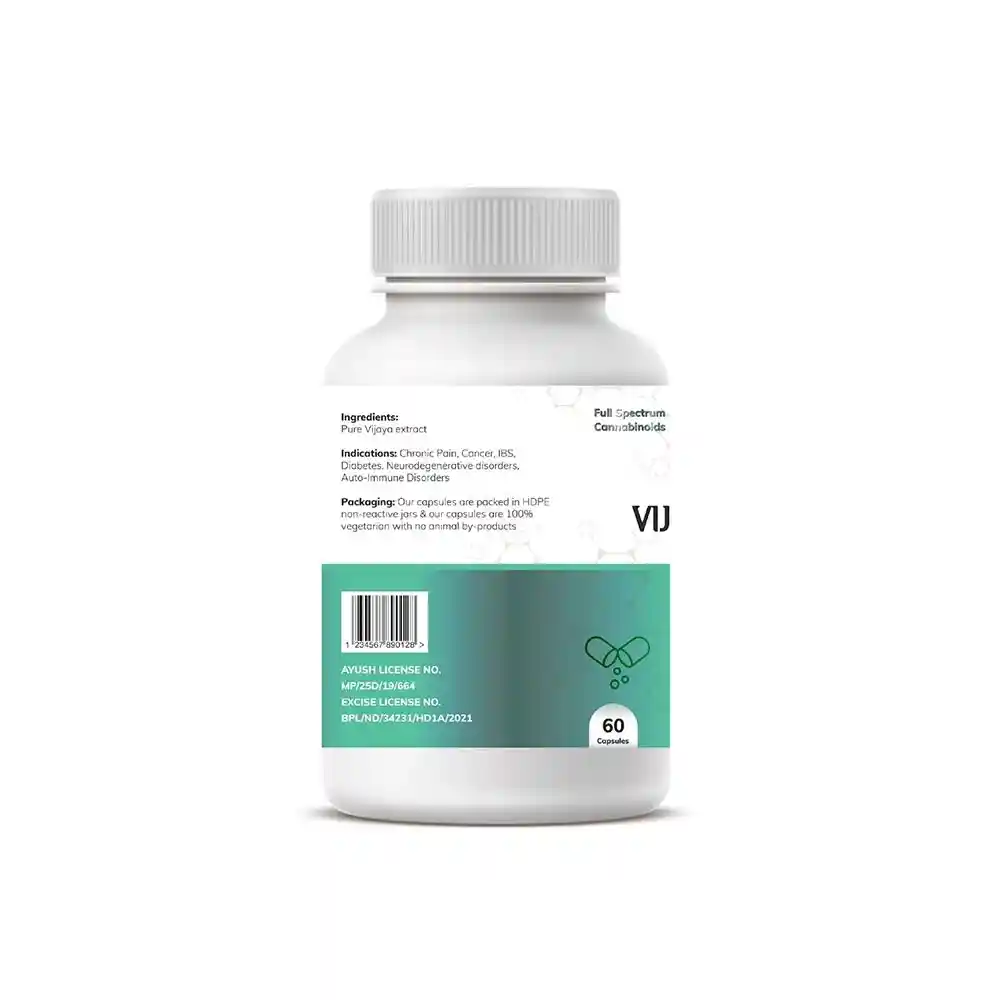 Cannabryl Vijaya Extract Veg Capsules 4:1 CBD-THC (CBD-dominant) on itsHemp
