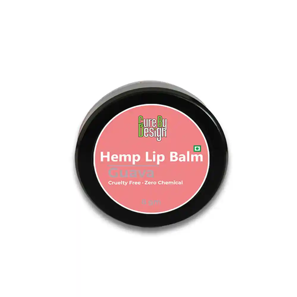 Cure By Design Hemp Lip Balm - Guava, 8gms on itsHemp