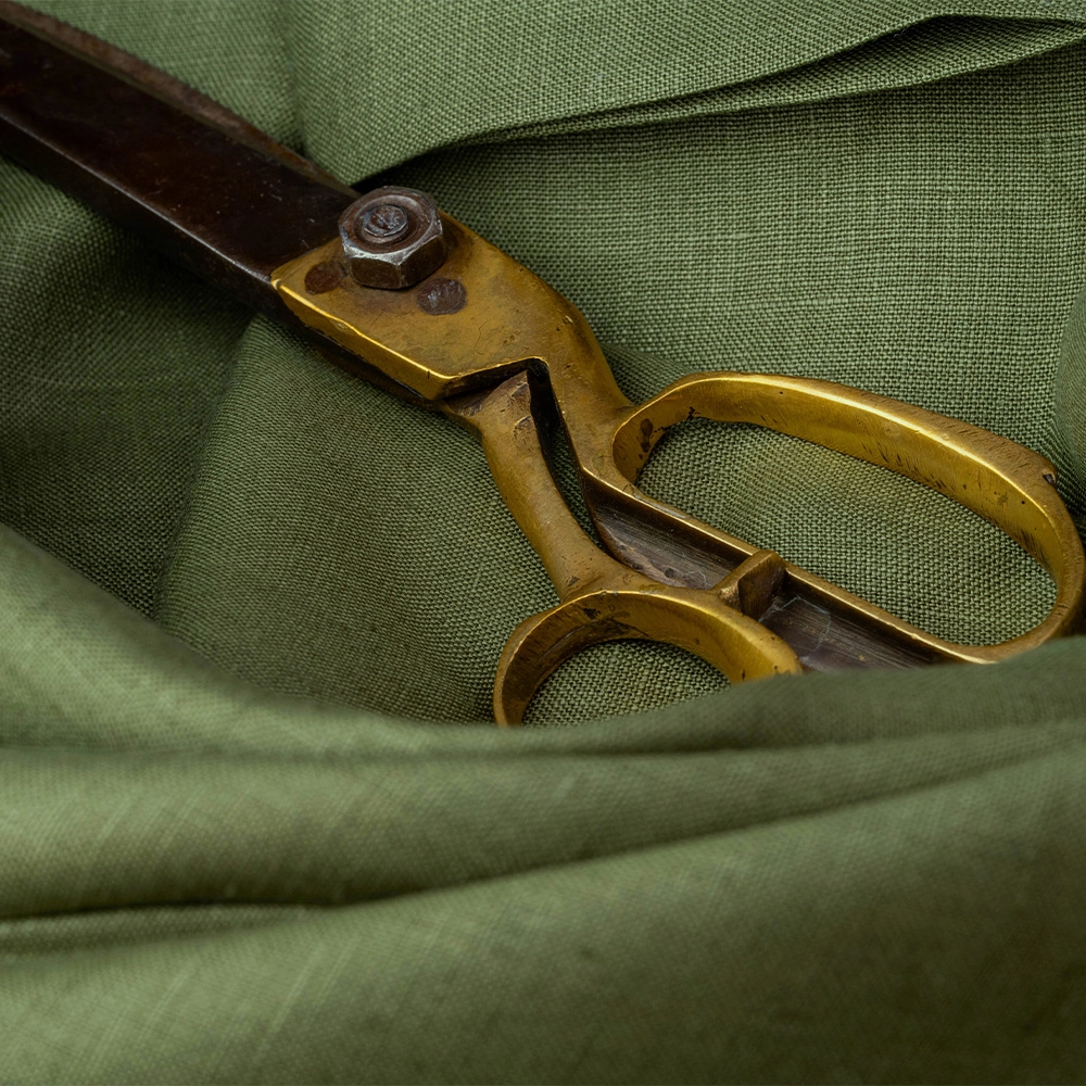 The Hemp Studio Canhamo Hemp Fabric, Olive - Image 2