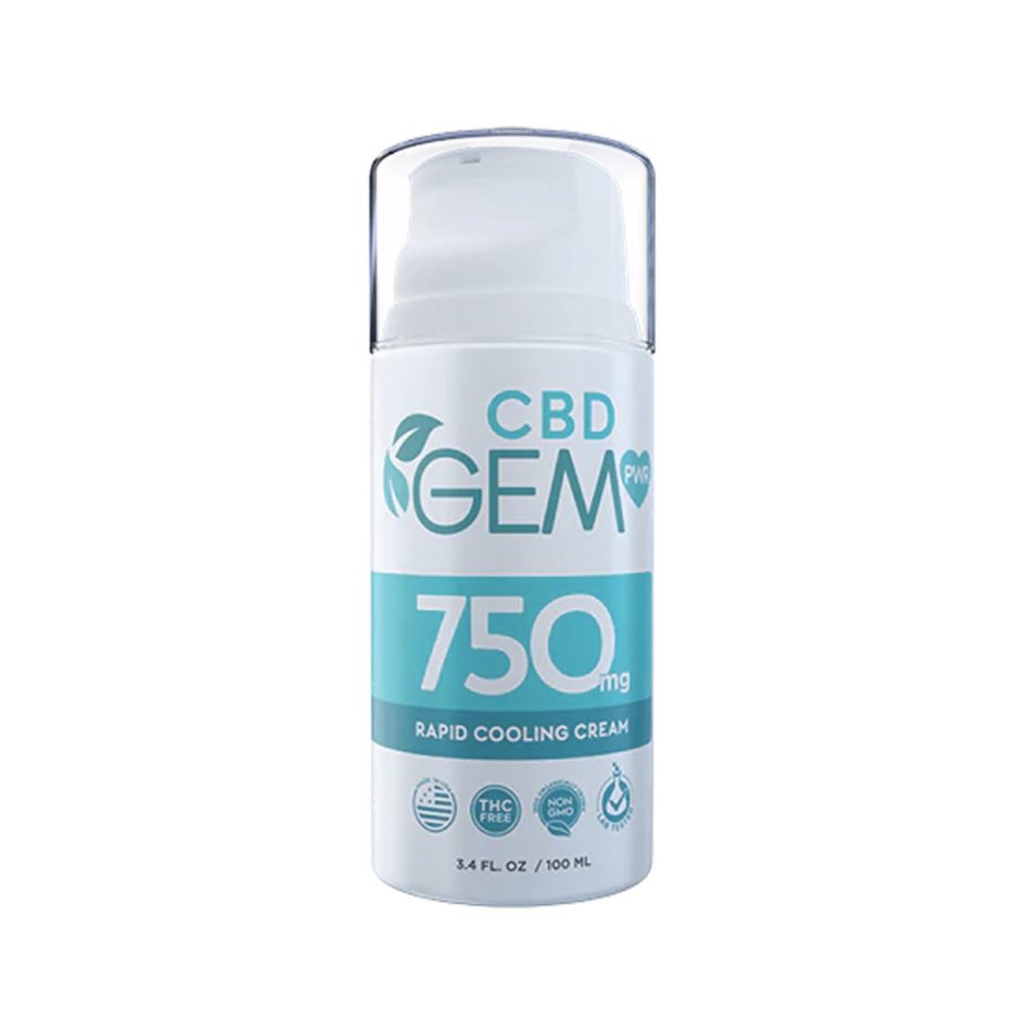 GEM CBD Rapid Cooling Cream, 750mg, 100mL on itsHemp