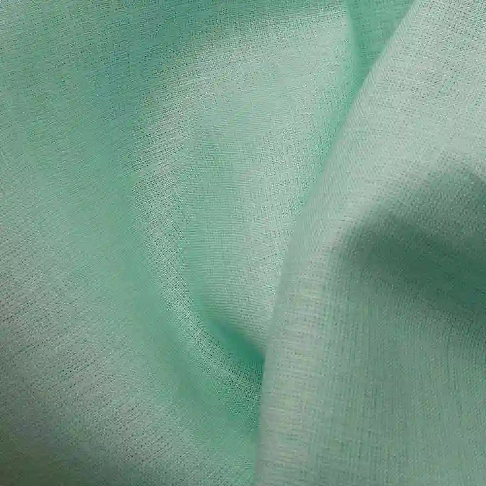 The Hemp Studio Penek Hemp Fabric, Mint Green on itsHemp