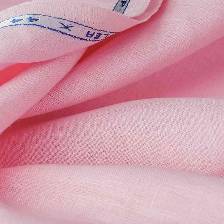The Hemp Studio Penek Hemp Fabric, Pink on itsHemp