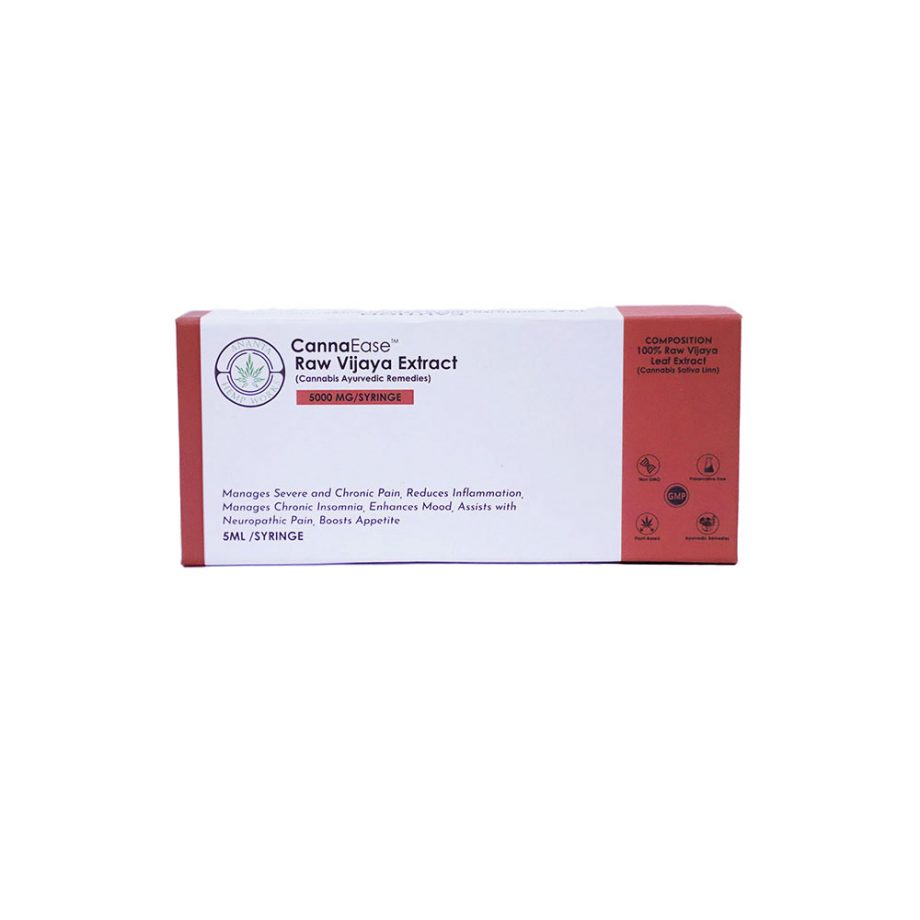 Ananta Cannaease™ Raw Vijaya Extract, 5000mg, 5mL, Syringe on itsHemp