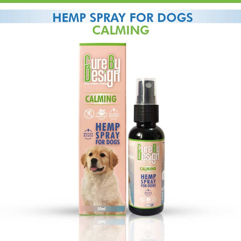 Cure By Design Hemp Calming Spray for Dogs, 50mL on itsHemp