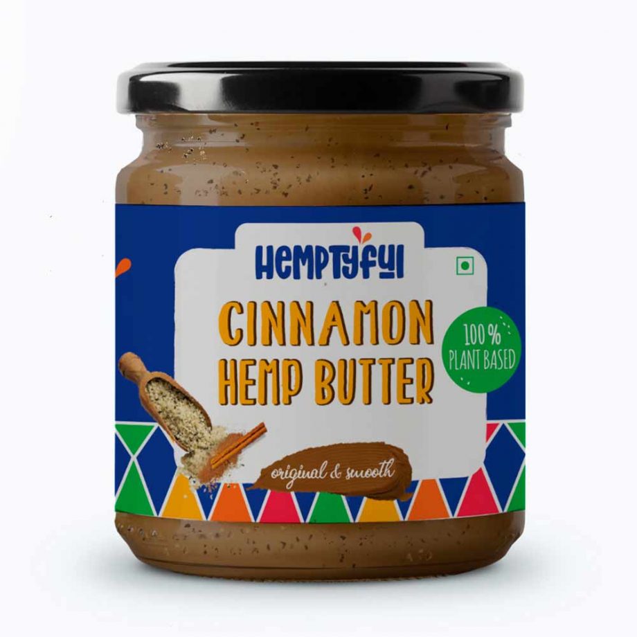 Hemptyful Cinnamon Hemp Butter, 180g on itsHemp