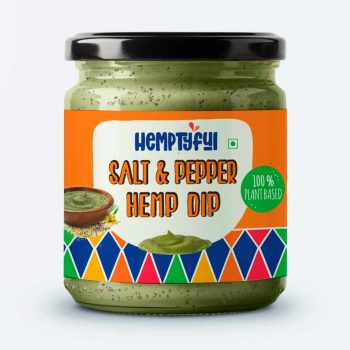 Hemptyful Salt & Pepper Hemp Dip, 180g on itsHemp