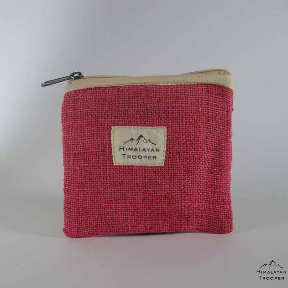 Himalayan Trooper Major Pouch, pink on itsHemp