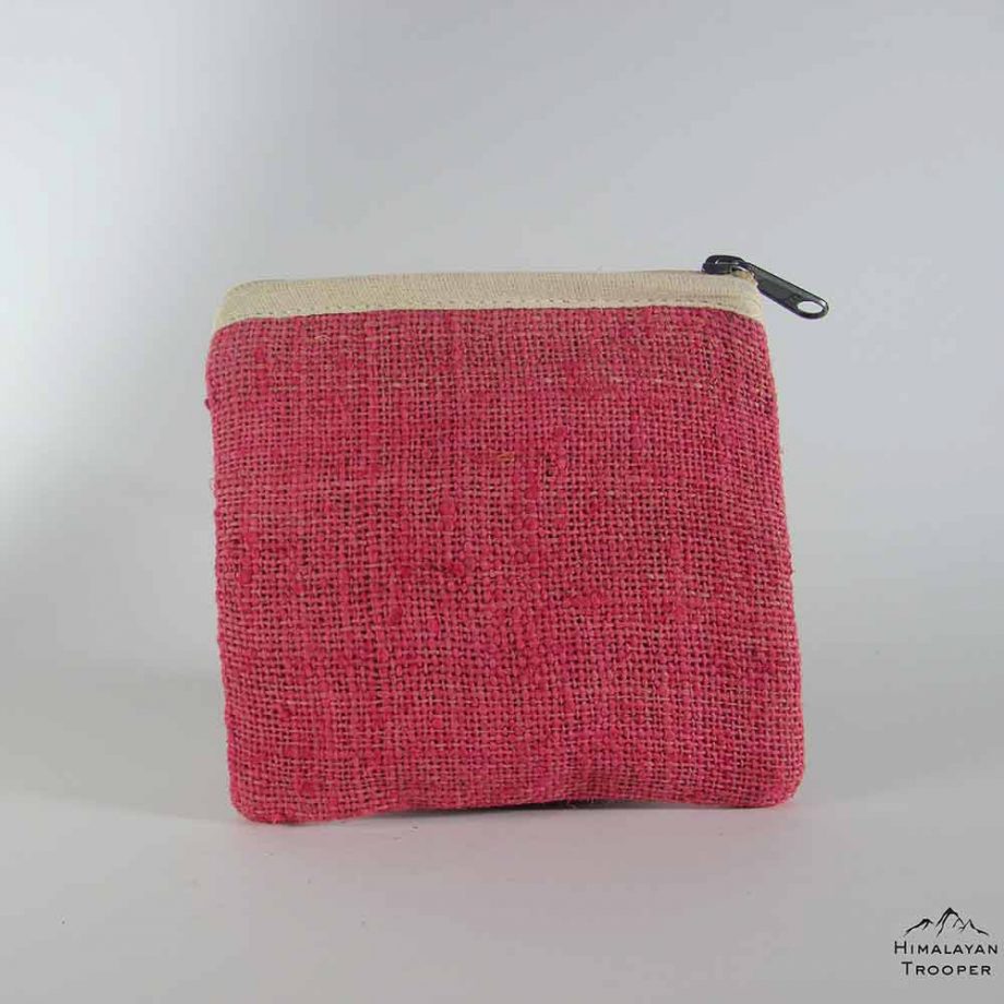 Himalayan Trooper Major Pouch, pink on itsHemp