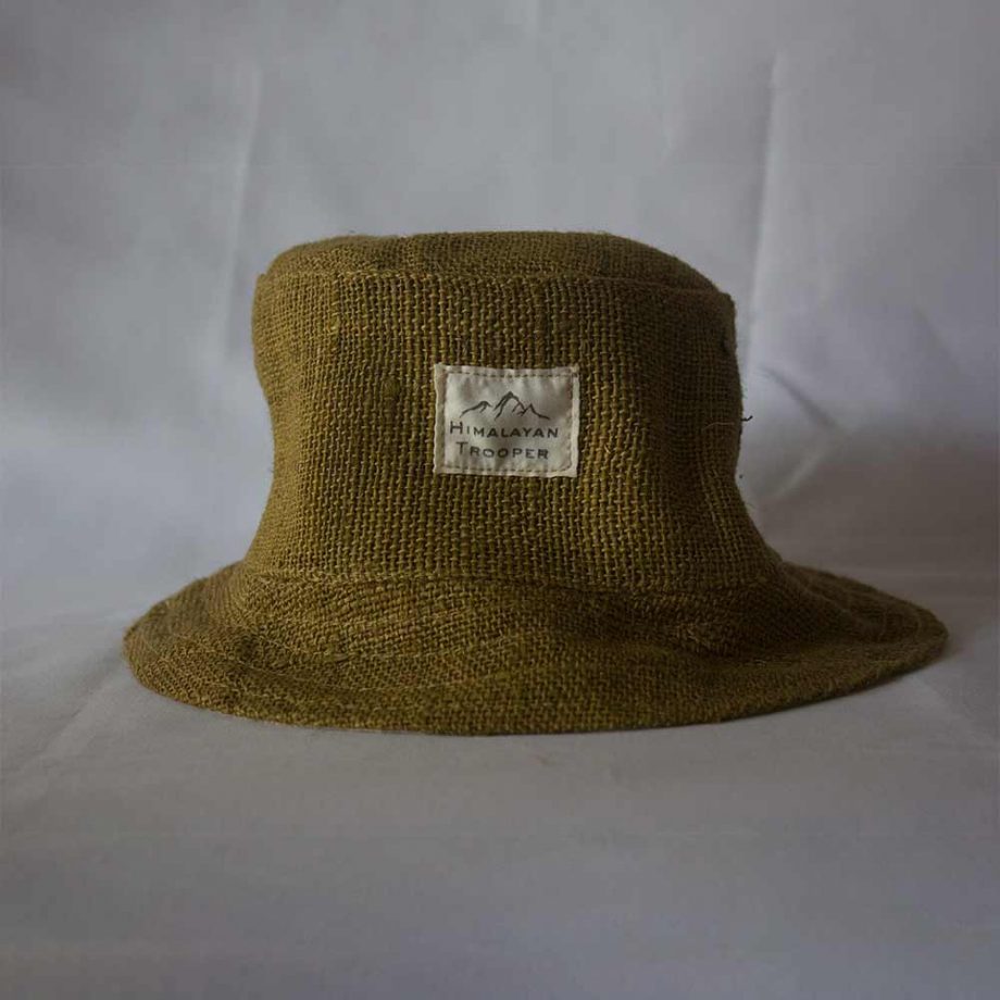 Himalayan Trooper Bucket Hat, Danim Blue on itsHemp