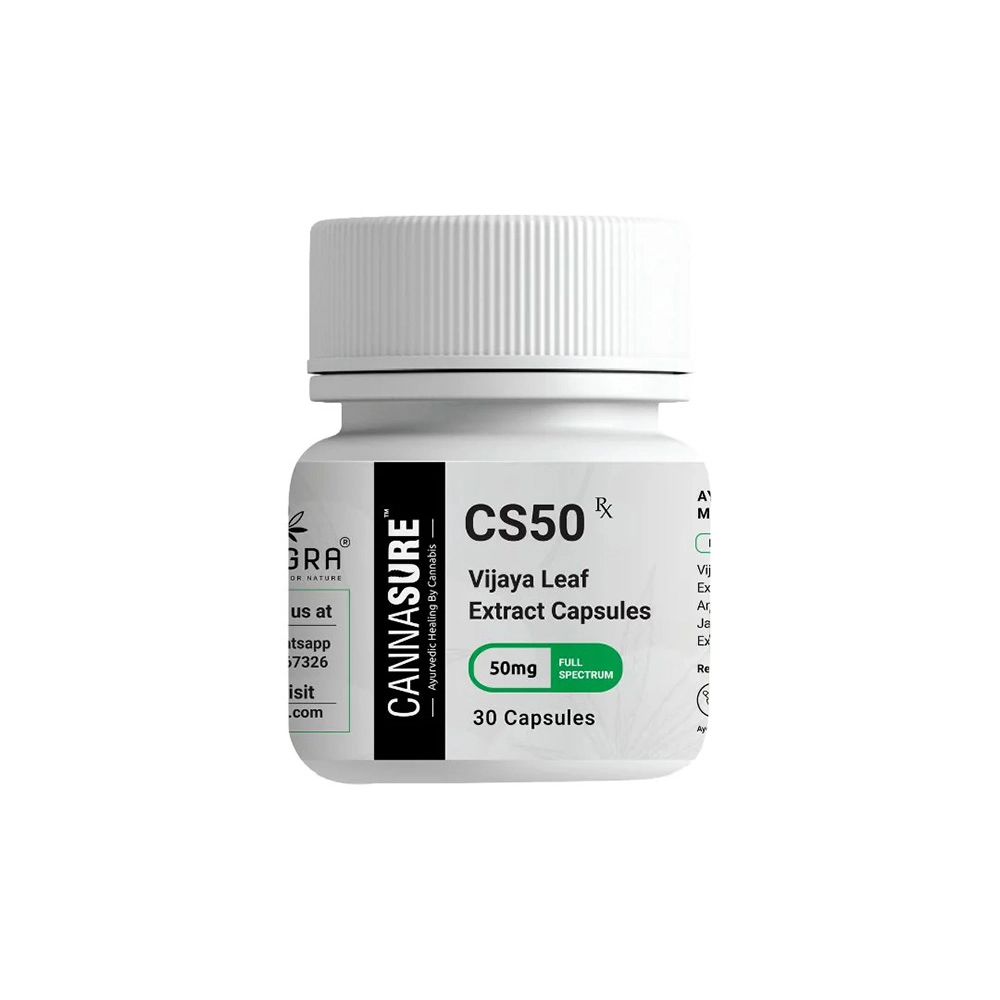 NO038036_! Cannasure CS50 Vijaya Extract Capsule, 50mg, (30-60 Capsules) - Image 1
