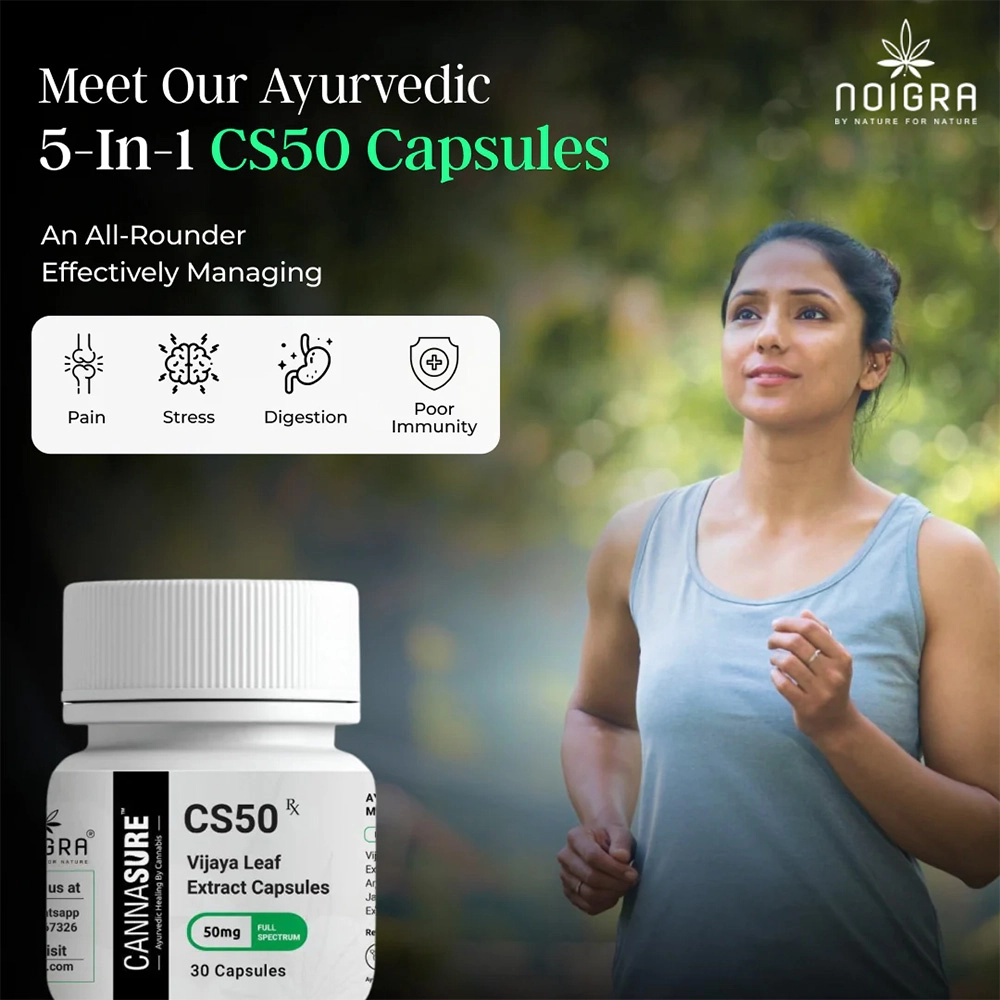 Cannasure CS50 Vijaya Extract Capsule, 50mg, (30-60 Capsules) - Image 2