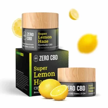 Zero CBD Synthetic Broad Spectrum Dabs, Super Lemon Haze, (1-5g) on itsHemp