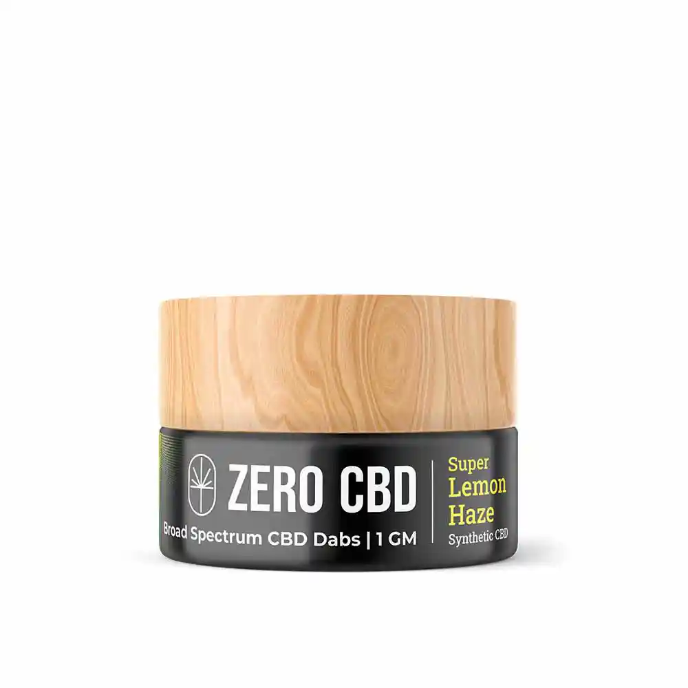 Zero CBD Synthetic Broad Spectrum Dabs, Super Lemon Haze, (1-5g) on itsHemp