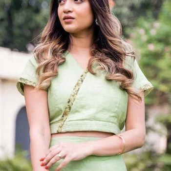 The House of Hemp Gingko Crop Top Pants, Sage Green on itsHemp