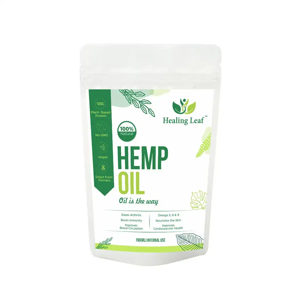 Healing Leaf Hemp oil (Internal), 190ml on itsHemp