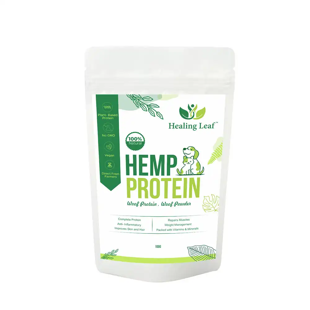 Healing Leaf Hemp hearts for Pets, 100g on itsHemp