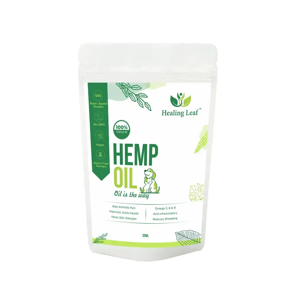 Healing Leaf Hemp oil for Pets, 30mlon itsHemp