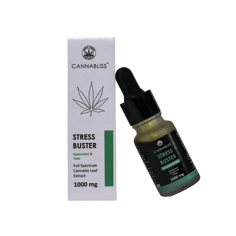 Cannabliss Stress Buster – High-Potency CBD Oil (1:3) – 1000mg, 10ml - Image 4