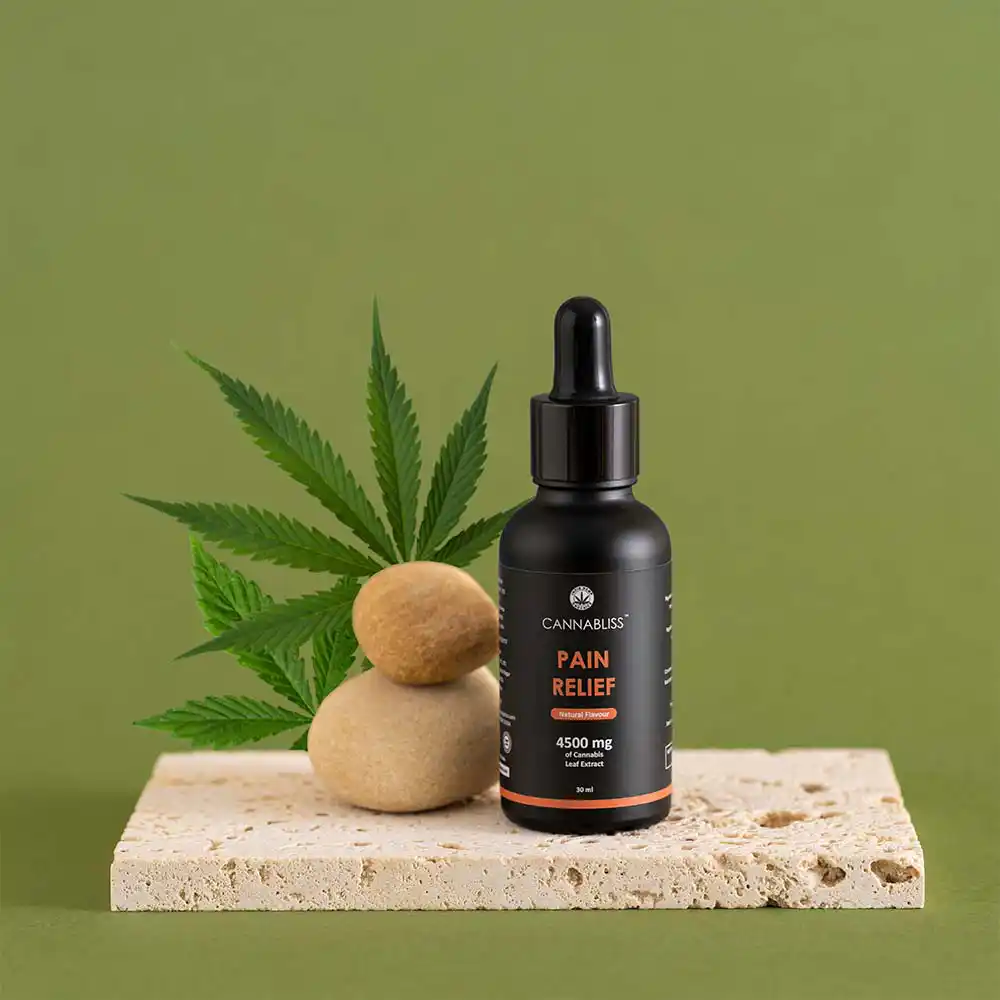 India Hemp Organics Cannbliss Pain Relief, 4500mg, Natural, 30mlon itsHemp