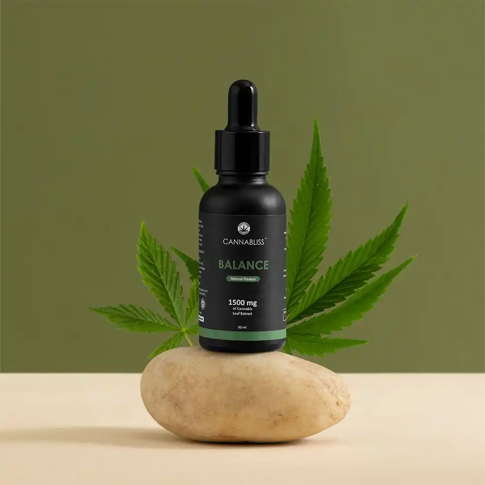 IH020037_3 India Hemp Organics Cannabliss Balance, 1500mg, Natural, 30ml on itsHemp