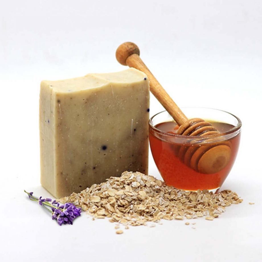 Kensho Valley Luxury Hemp Soap with Fresh Lavender, Honey & Oats, 160g on itshemp