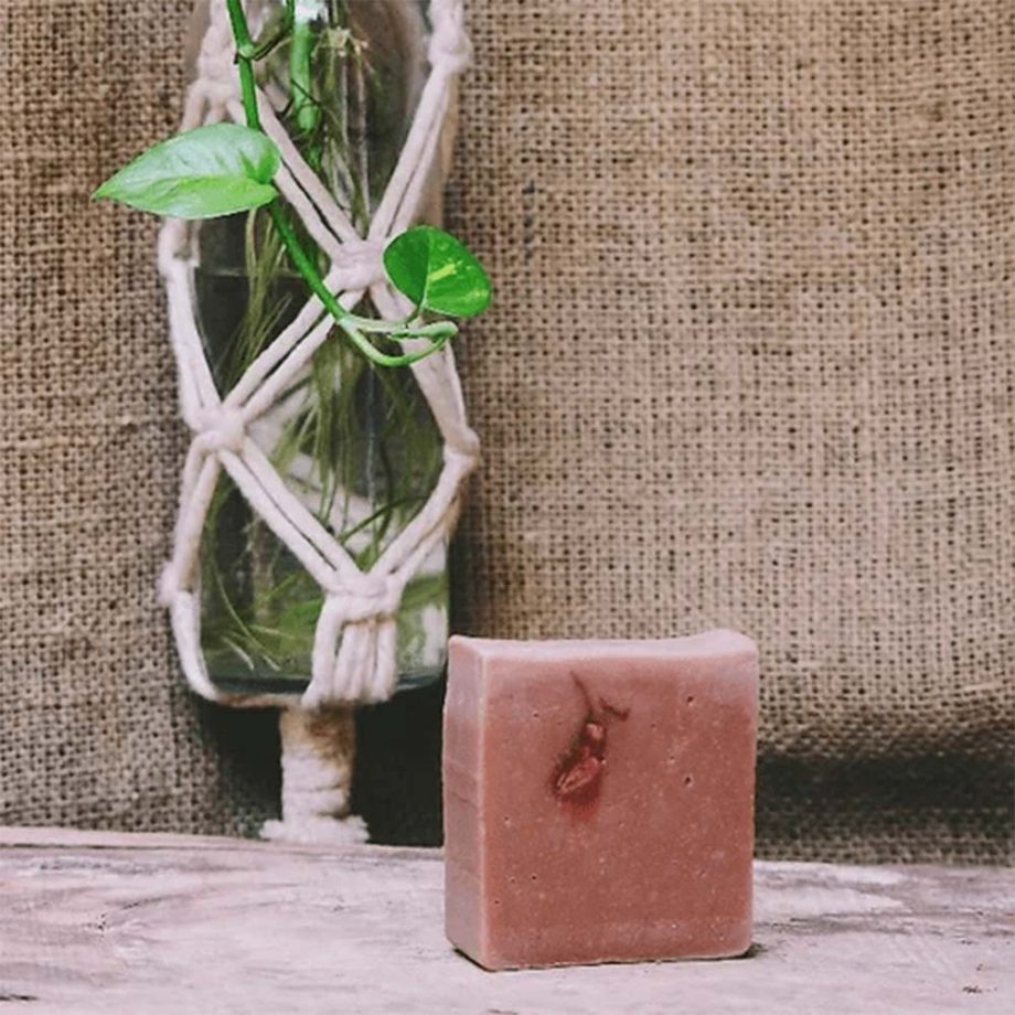 Kensho Valley Luxury Hemp Soap with French Pink Mud, Patchouli & Shea Butter, 160g on itsHemp